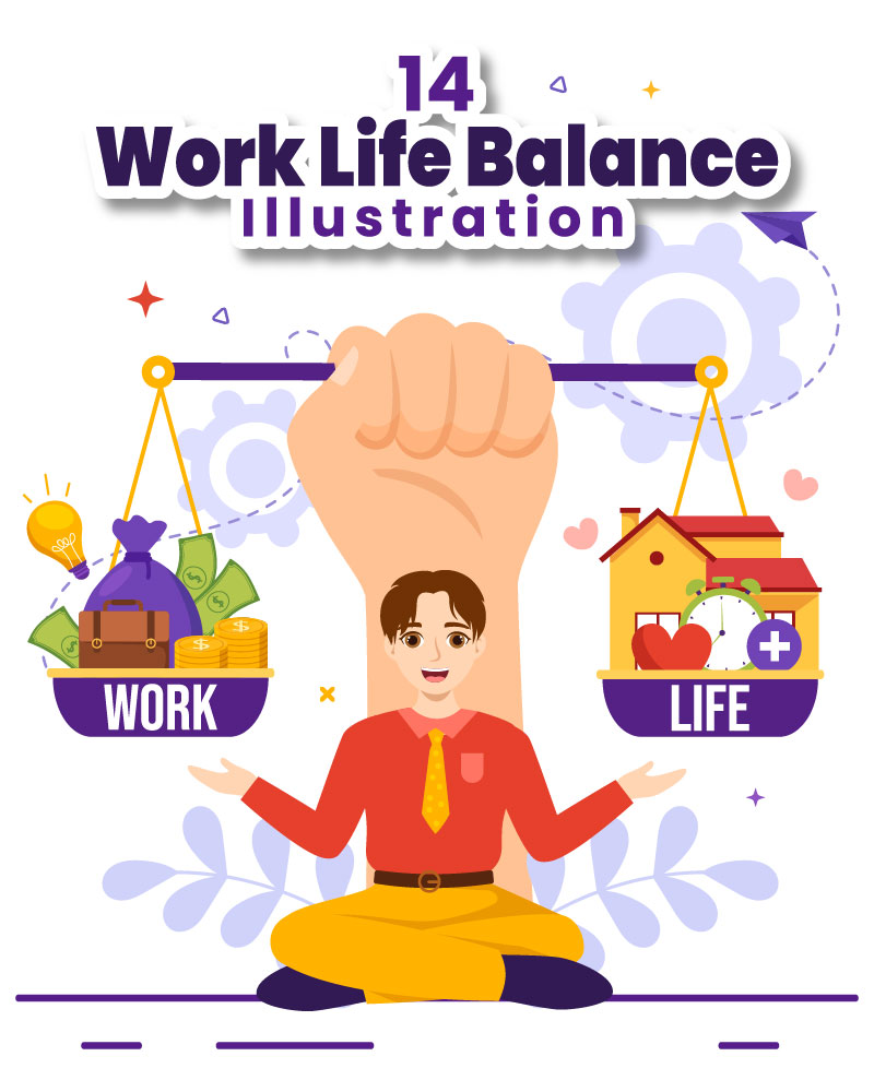 14 Work Life Balance Illustration