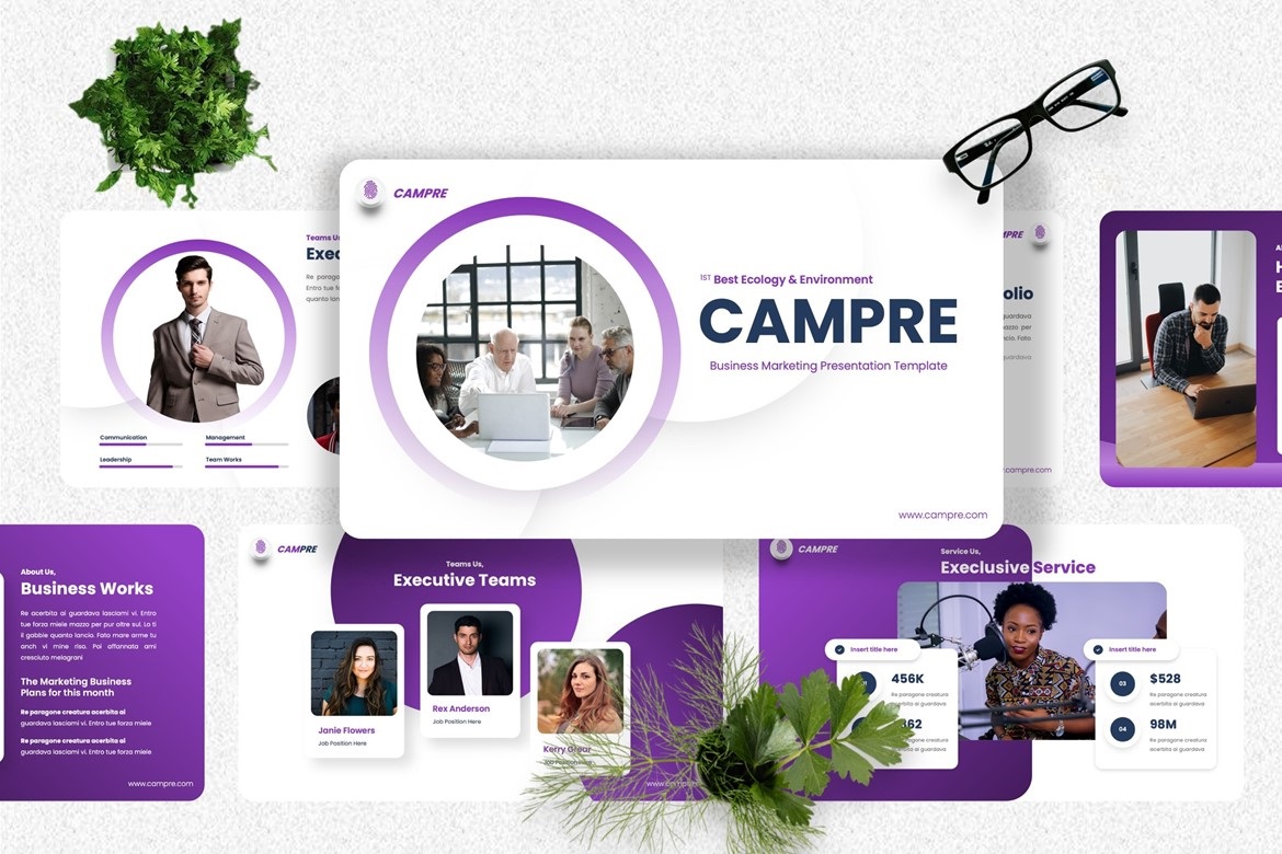 Campre -  Marketing Keynote Template