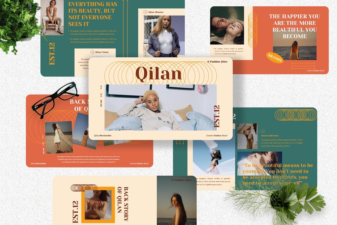 Qilan - Fashion Creative Keynote Template