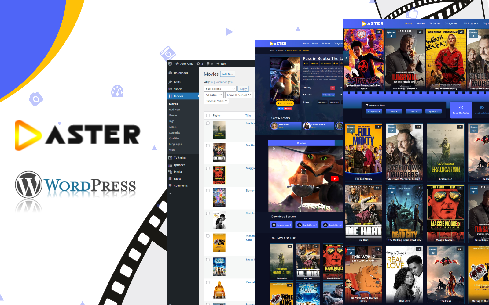 Aster Cima – Movies & Tv Series WordPress Theme