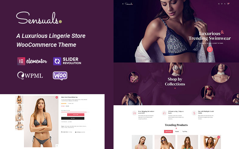 Sensuels - A Creative WooCommerce Theme For Lingerie Stores