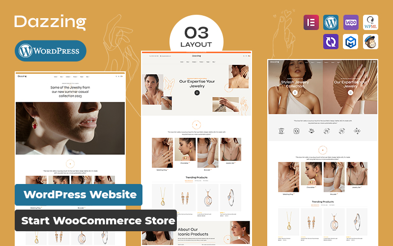 Dazzing - Jewelry Store WooCommerce Responsive Theme