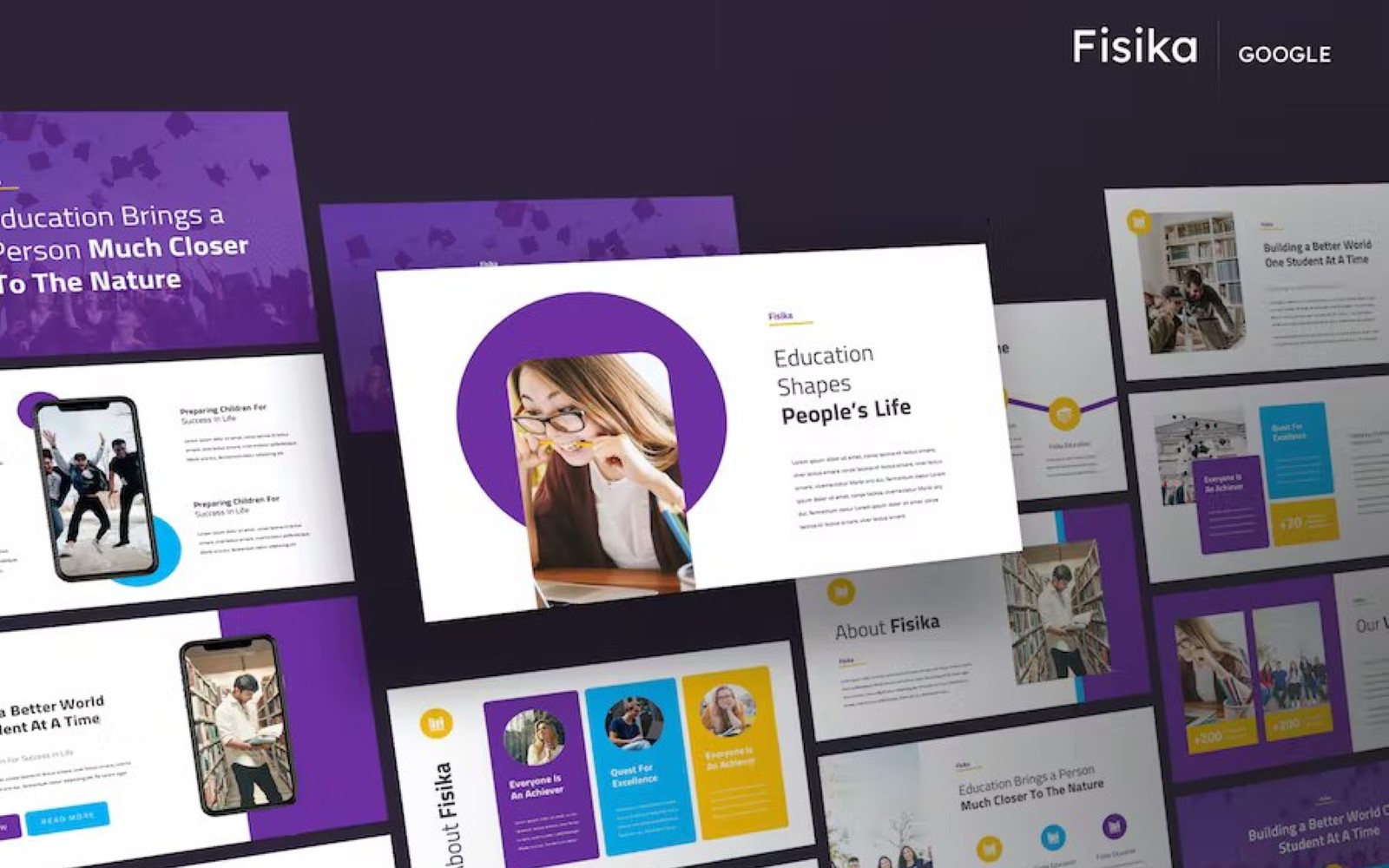 Fisika - Education Theme Google Presentation