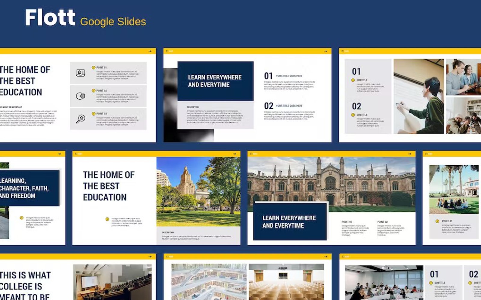 Flott - Education Template Google Slides