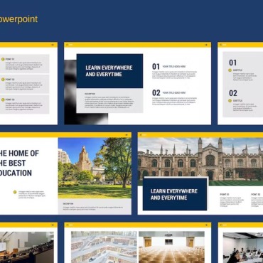 School University PowerPoint Templates 343672