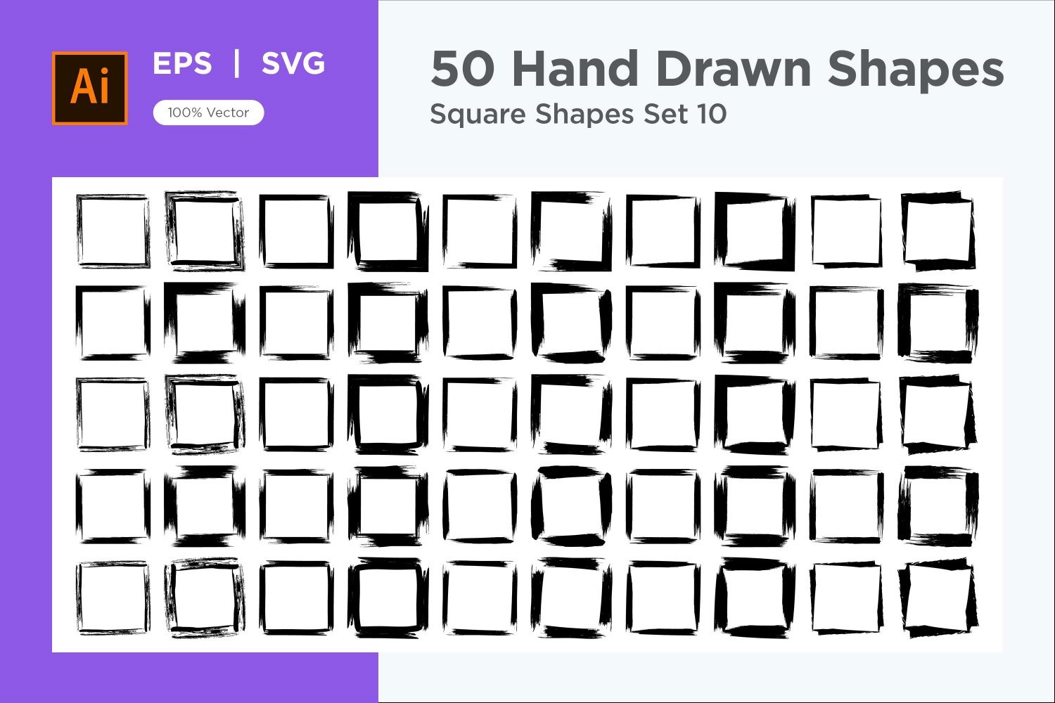 Square Shape 50_Set V - 10