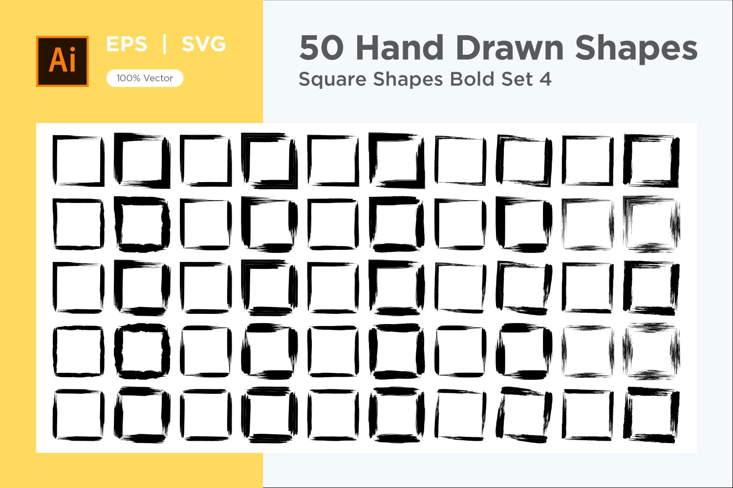 Square Shape Bold 50_Set V 4