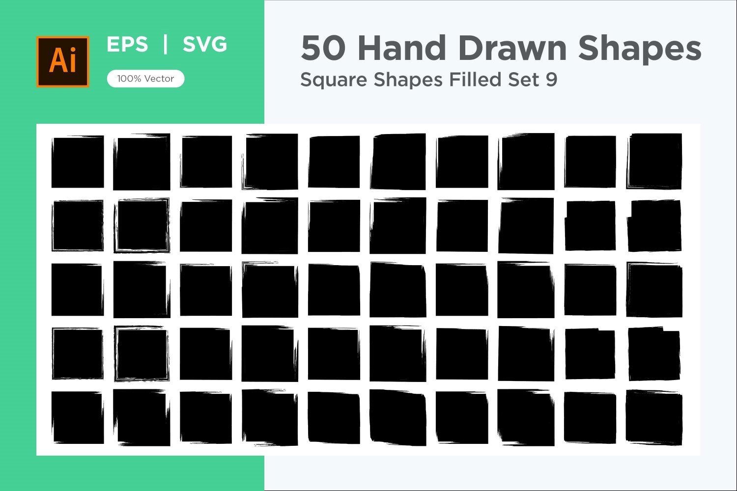 Square Shape Filled 50_Set V 9