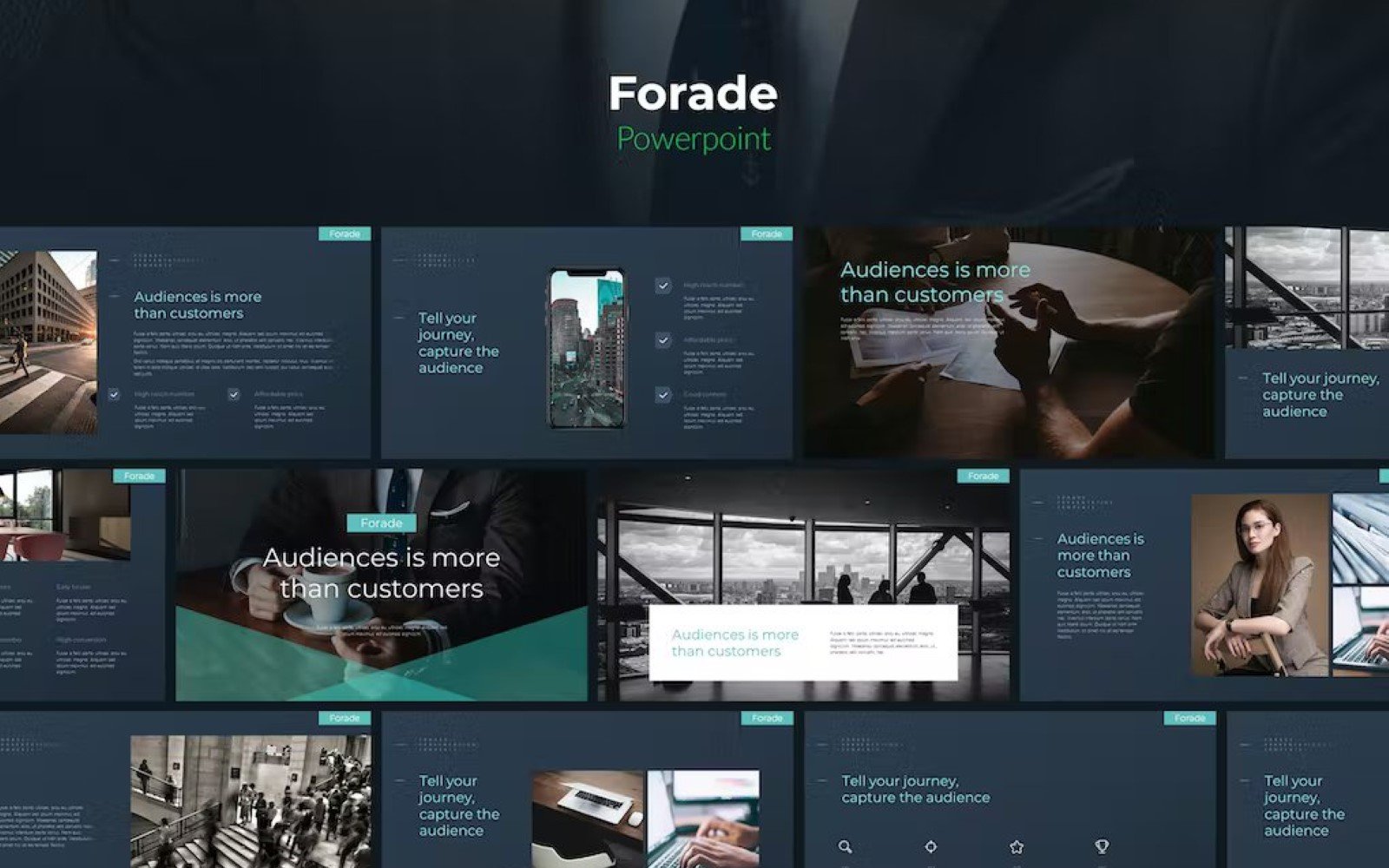 Forade - Tech Business Powerpoint Template