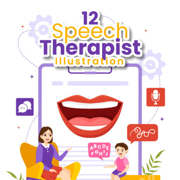 Therapist Speech Illustrations Templates 343990