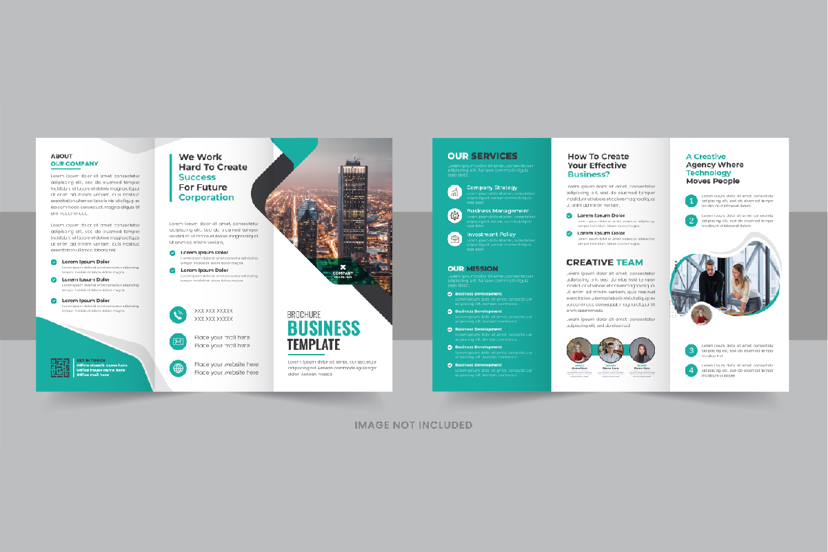 Business Brocure Trifold Brochure layout