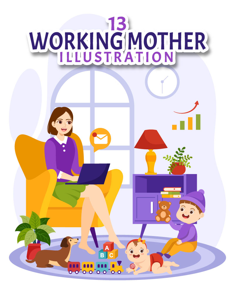 13 Working Mother Illustration