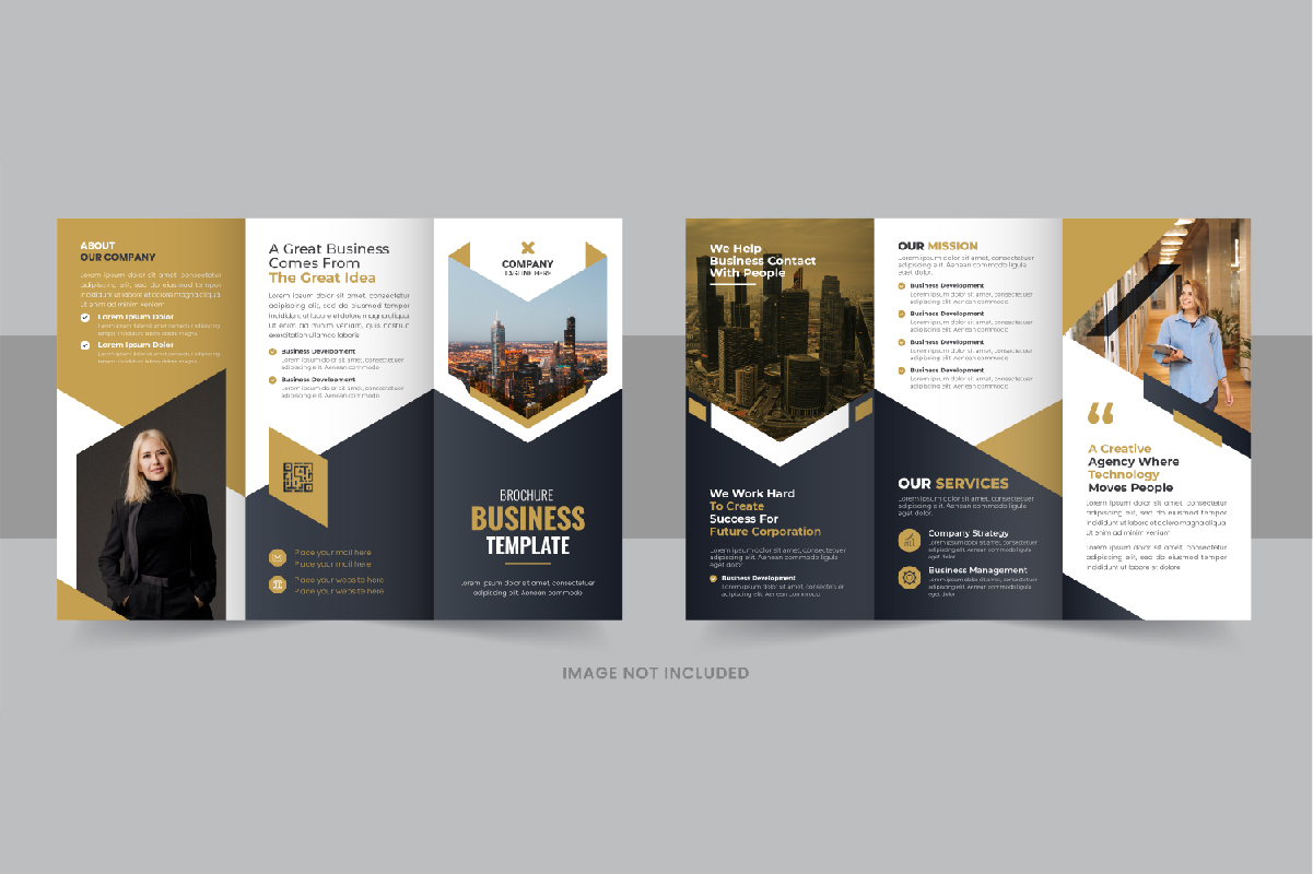 Creative Tri fold Brochure template design