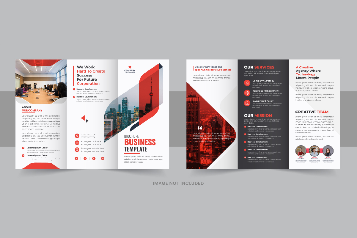 Creative Business Trifold Brochure design