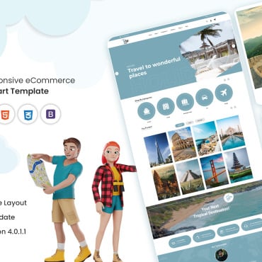 Agent Airline OpenCart Templates 344055
