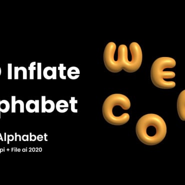Inflate Alphabet Vectors Templates 344081