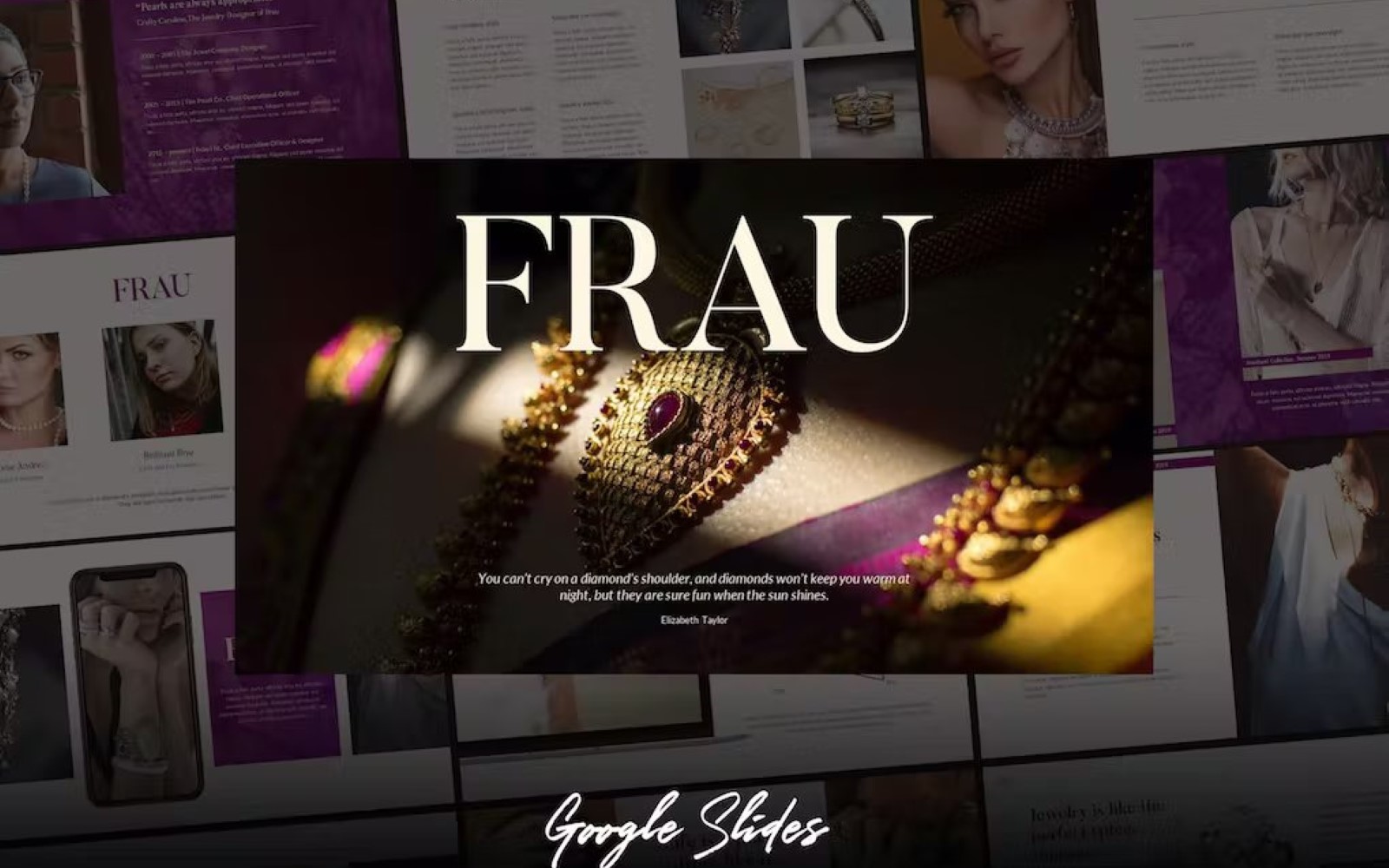 Frau - Fashion Business Google Slides