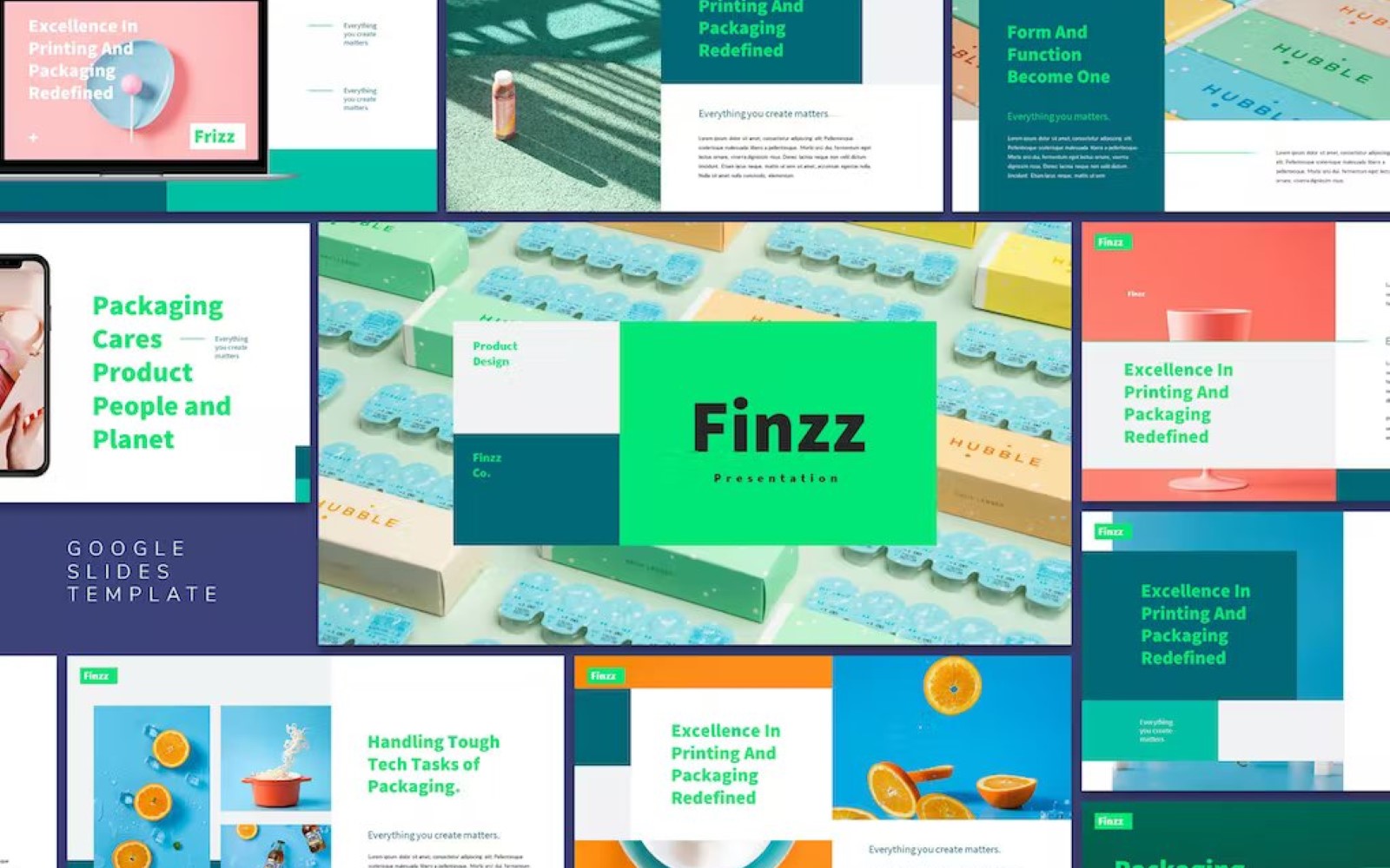 Frizz - Creative Agency Google Slides