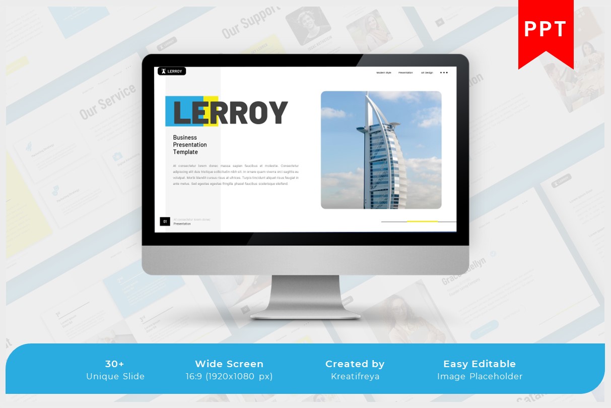 LERROY - PowerPoint Presentation Template