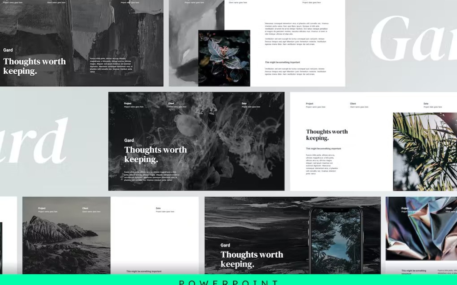 GARD - Modern & Minimal Powerpoint Template