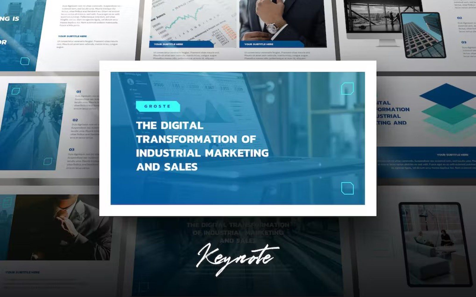 Groste - Company Profile Keynote Template