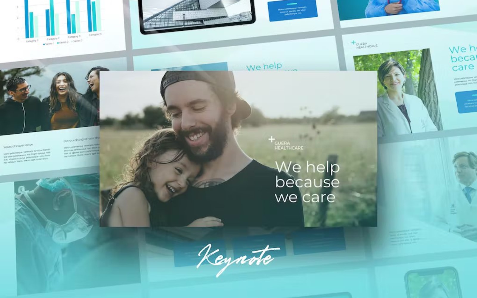 Guera - Healthcare Theme Keynote Template