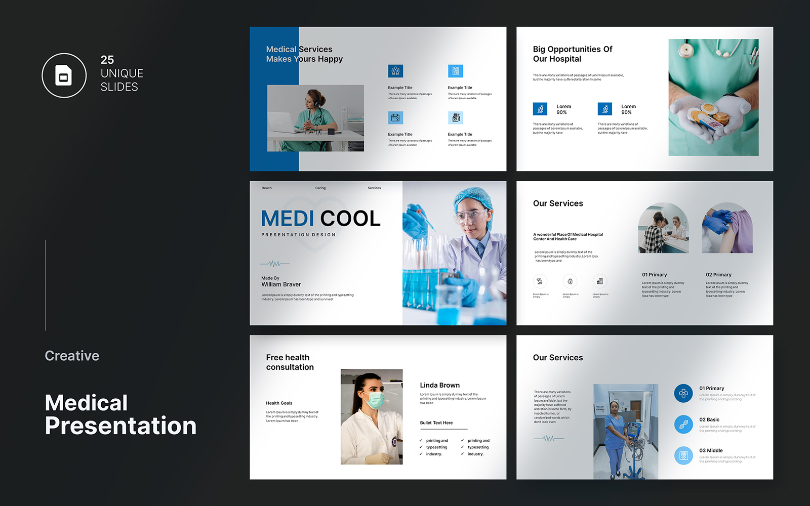 Medical googleslide Presentation Template