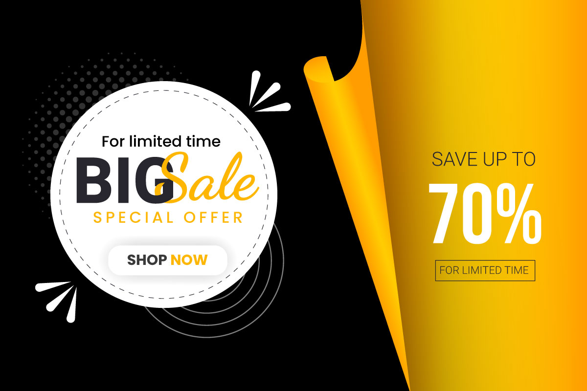 Vector sale  banner set promotion with color background and super offers