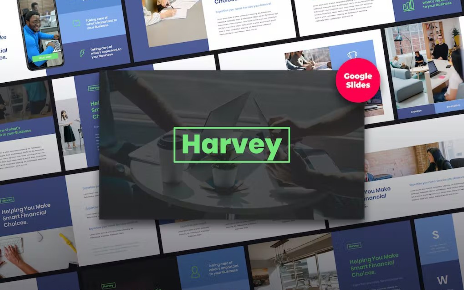 Harvey - Multipurpose Google Slides Template