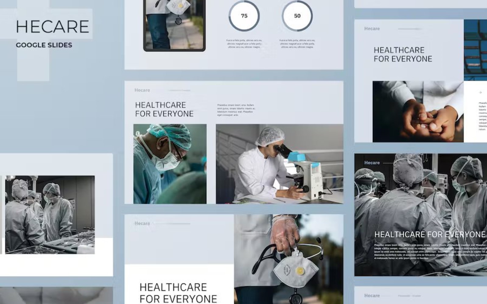 Hecare - Medical Theme Google Slides