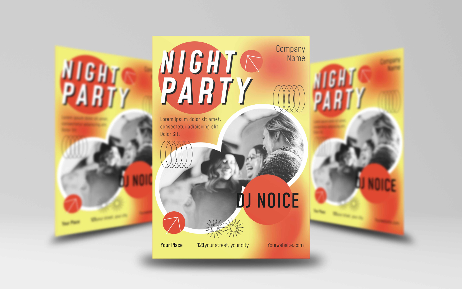 Night Party Flyer Template 4