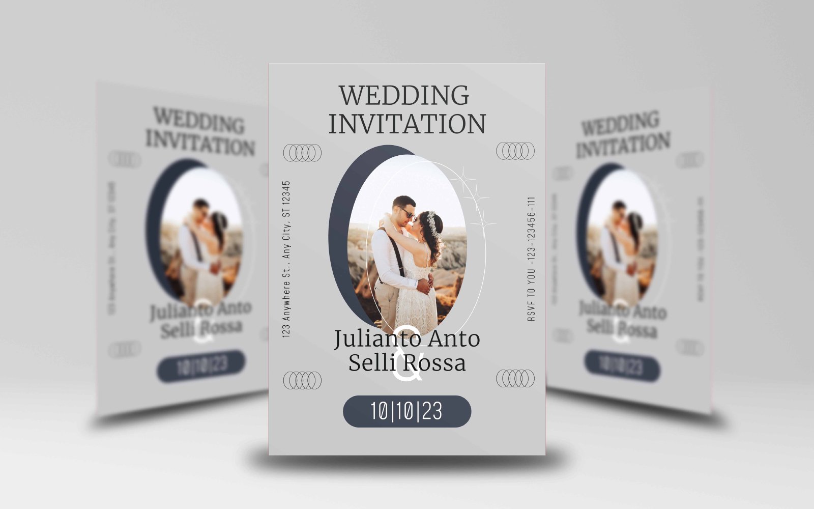 Wedding Invitation Flyer Template