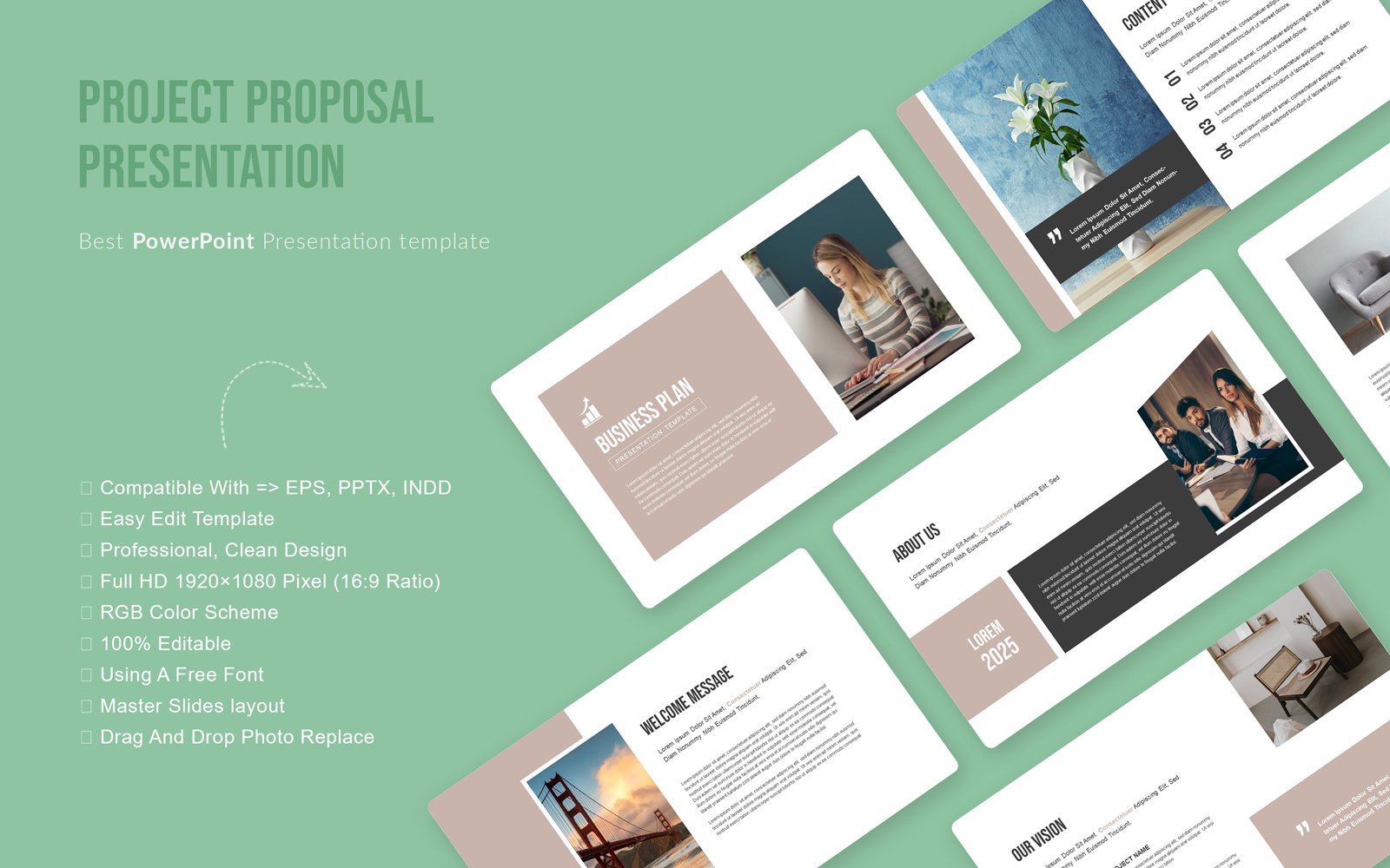 Business Plan Presentation Template Design