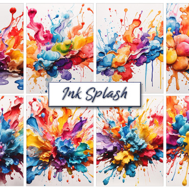 Splash Ink Backgrounds 344560