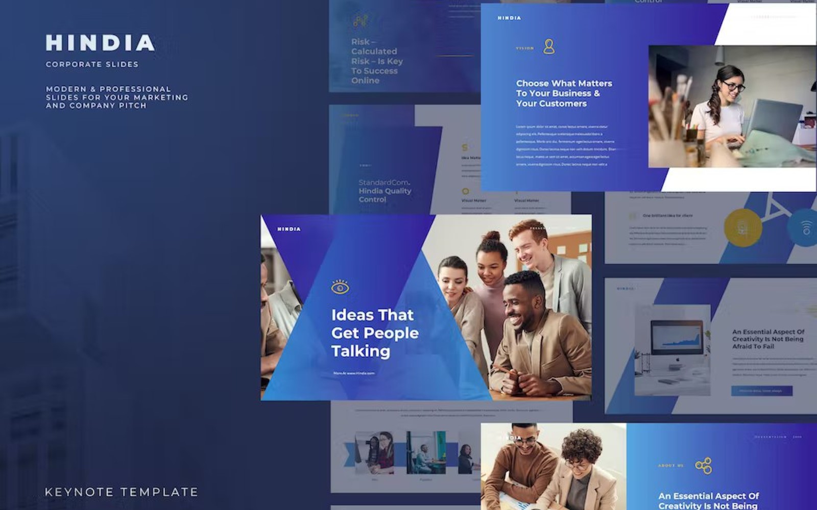 Hindia - Corporate Style Keynote Template