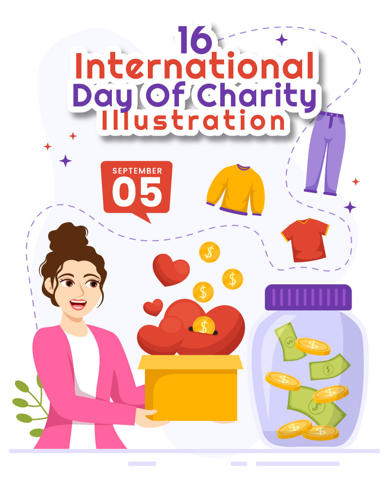 16 International Day of Charity Illustration