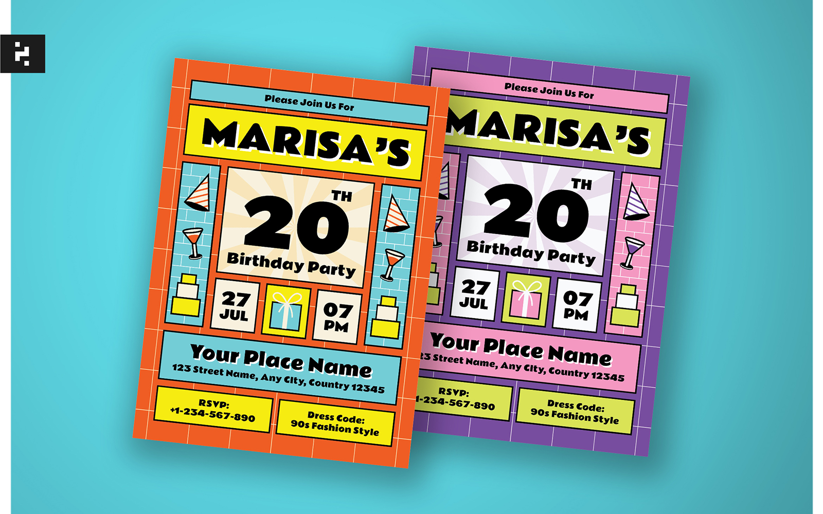 Creative Fun Birthday Party Invitation