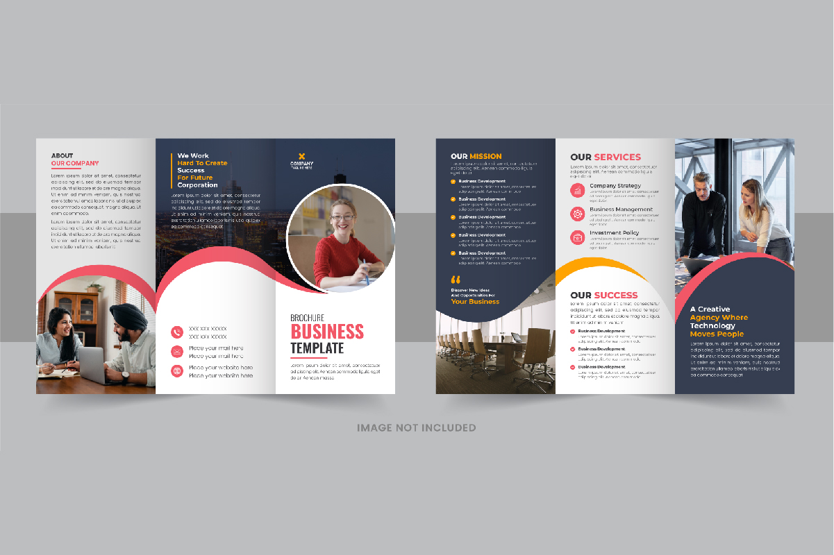 Business business Trifold Brochure layout