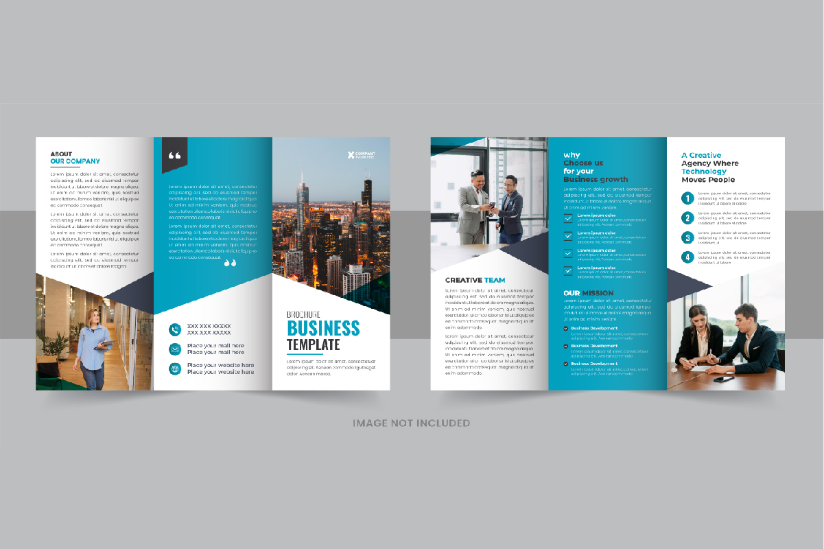 Business business Tri fold Brochure layout