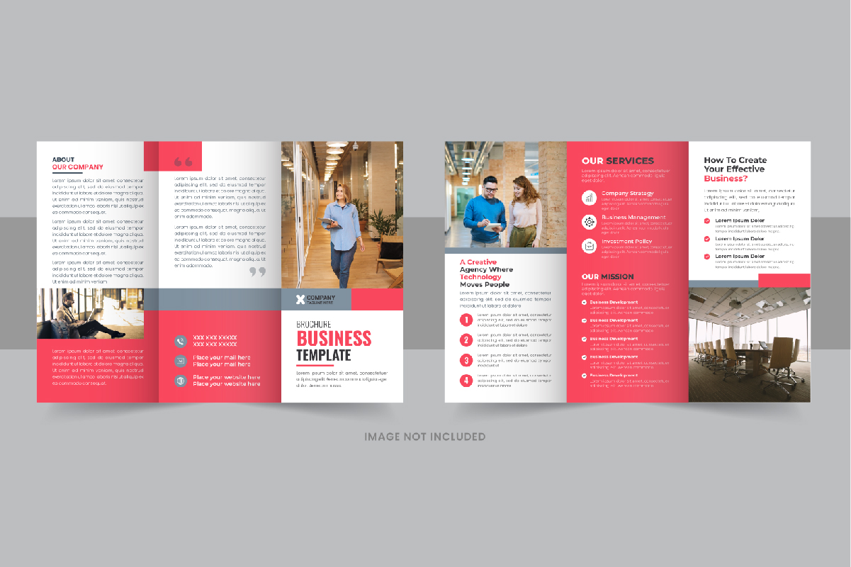 Multicolor Business business Trifold Brochure layout