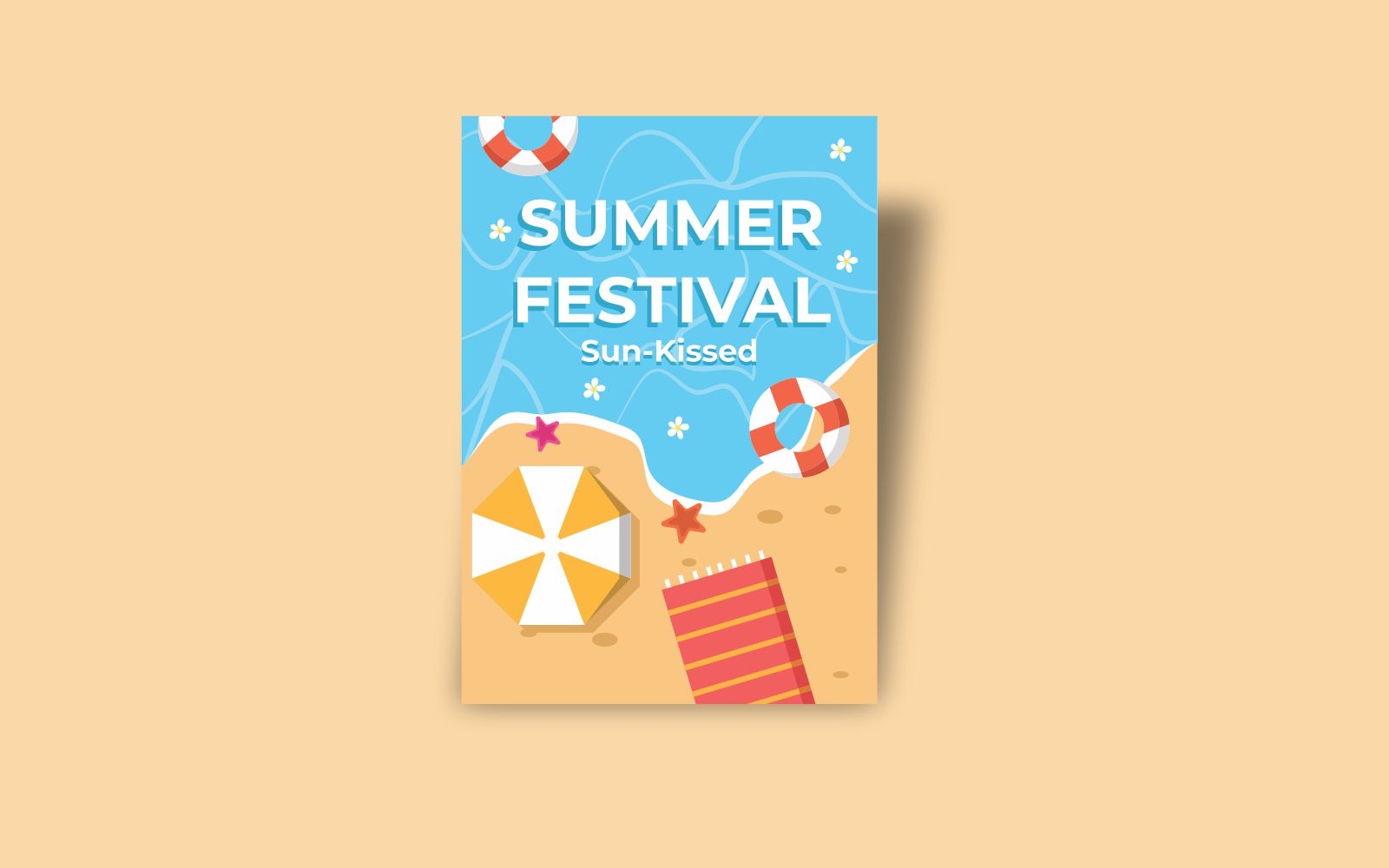 Summer Festival Flyer Template 2