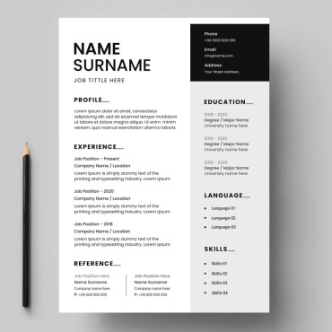 Creative Customizable Resume Templates 344764