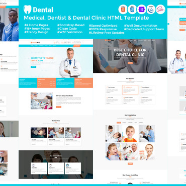 Community Dentist Responsive Website Templates 344792