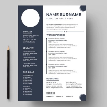 Creative Customizable Resume Templates 344929