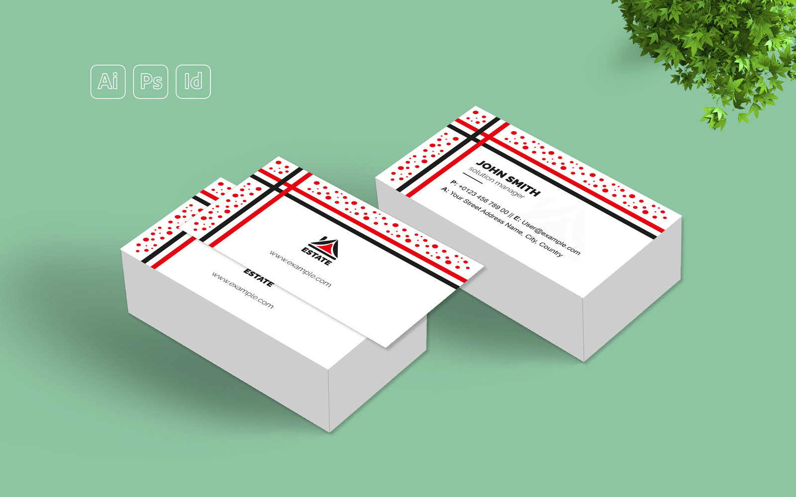 Minimal Individual Business Card Layout