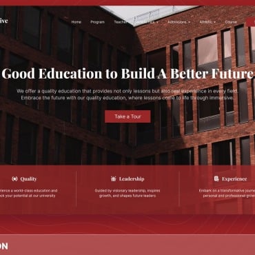 Campus College UI Elements 344961