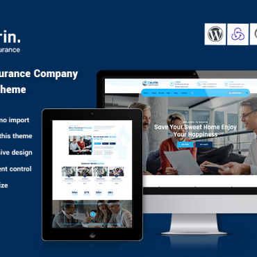 Insurance Agency WordPress Themes 344994