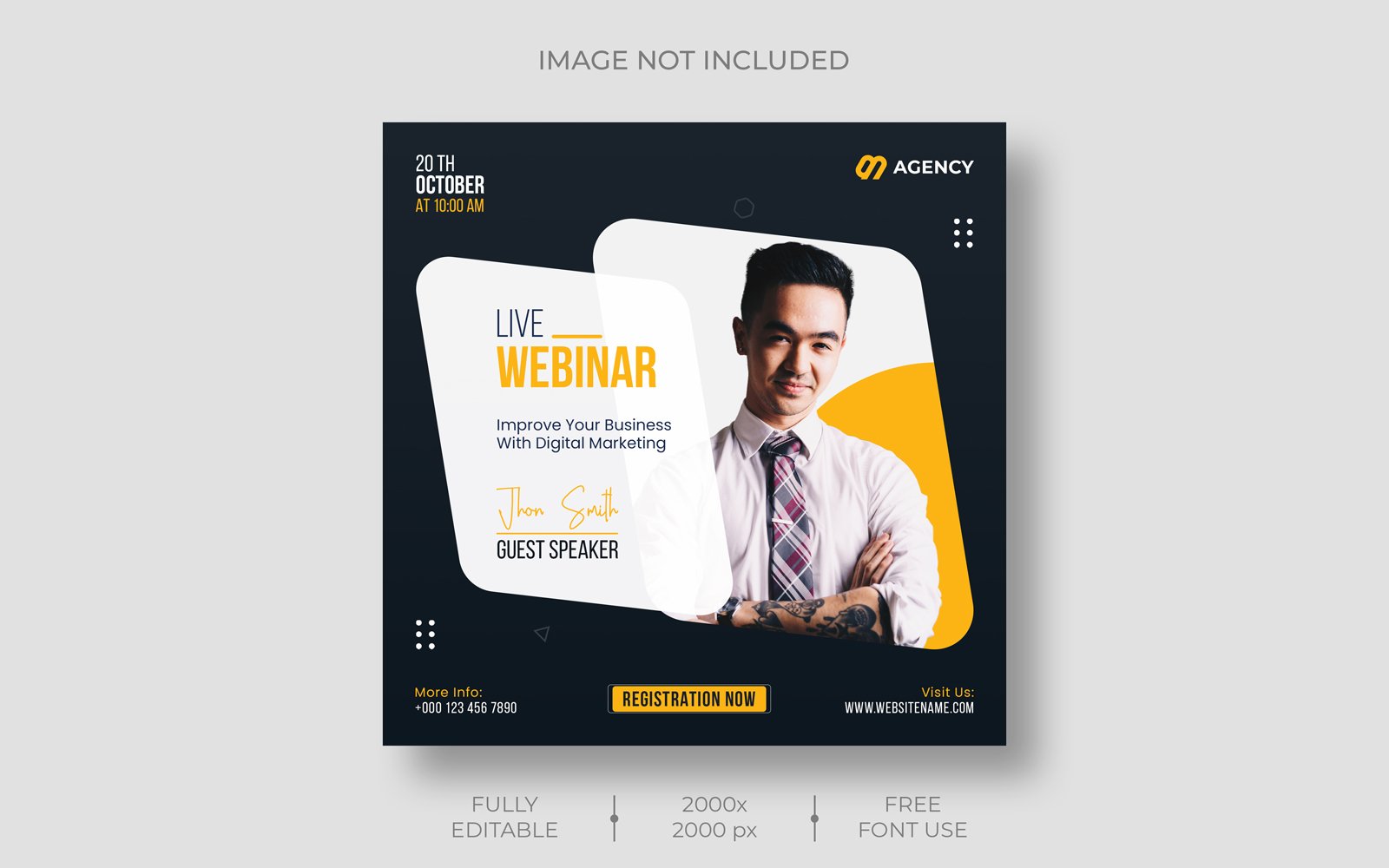 Digital Marketing Business Social Media Post Template