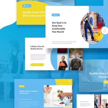 Service Clean PowerPoint Templates 345085