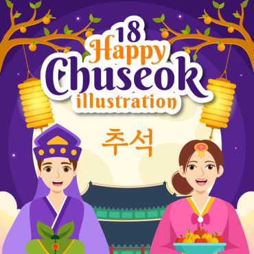 Chuseok Day Illustrations Templates 345127
